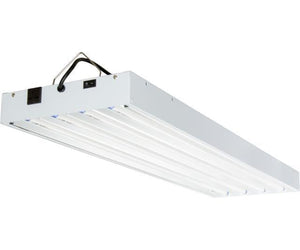 AgroBrite Grow Lights 4' 4-Tube Fixture with Lamps 240V AgroBrite Fluorescent T5 Grow Light with 6400K Bulbs