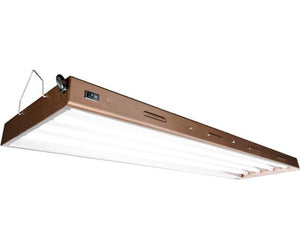 AgroBrite Grow Lights 4' 4-Tube Fixture with Lamps AgroBrite Designer T5 Grow Light with 6400K Bulbs