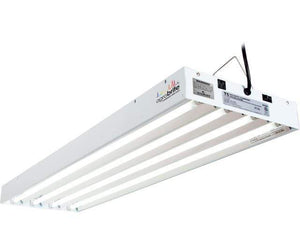 AgroBrite Grow Lights 4' 4-Tube Fixture with Lamps AgroBrite Fluorescent T5 Grow Light with 6400K Bulbs