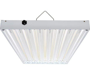 AgroBrite Grow Lights 4' 8-Tube Fixture No Lamps 277V AgroBrite Fluorescent T5 Grow Light with 6400K Bulbs