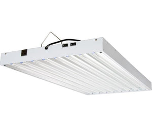 AgroBrite Grow Lights 4' 8-Tube Fixture with Lamps 240V AgroBrite Fluorescent T5 Grow Light with 6400K Bulbs