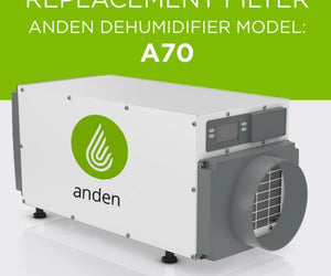 Anden Climate Control Anden 5772 Replacement filter for Anden Dehumidifier Model A70