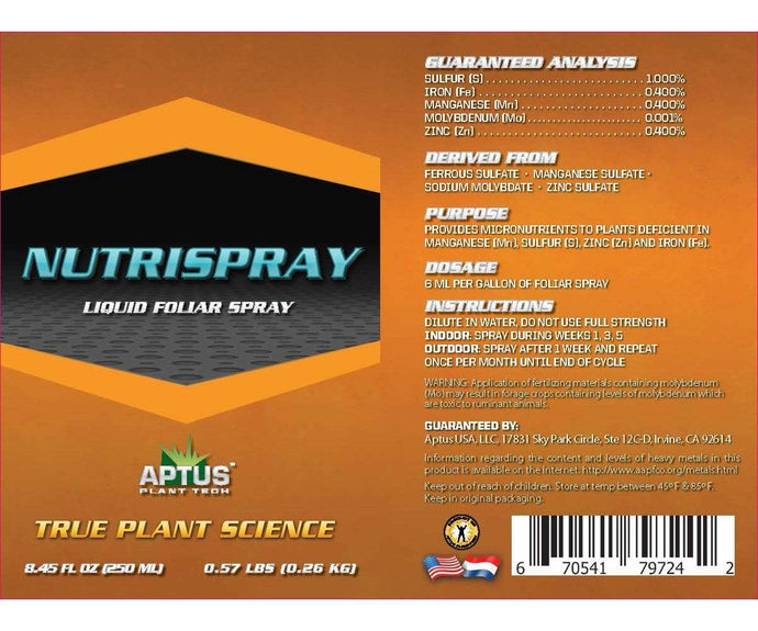 Aptus Aptus Nutrispray 250ml