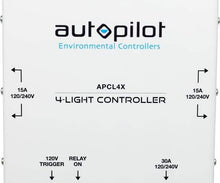 Load image into Gallery viewer, Autopilot Grow Lights Autopilot 4 Light High Power Grow Light Controller, 4000 Watts, 30 Amps - 120/240 Volt