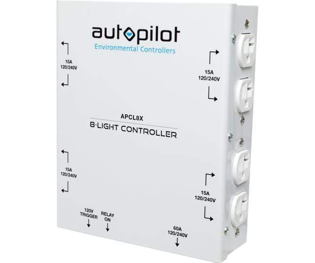 Autopilot Grow Lights Autopilot 8 Light High Power Grow Light Controller, 8000 Watts, 60 Amps - 120/240 Volt