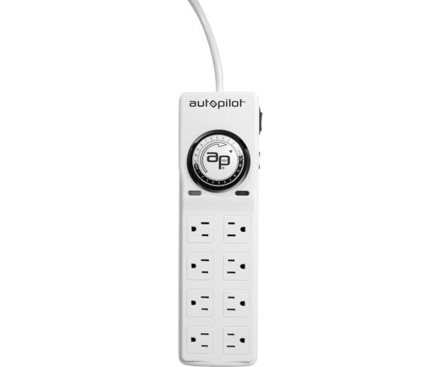 Autopilot Grow Lights Autopilot Surge Protector / Power Strip with 8 outlets & timer