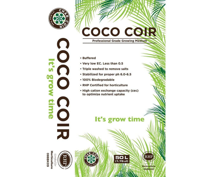 Char Coir Char Coir100% RHP Certified Coco Coir, 50L