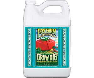 Fox Farm Nutrients 1 Gallon Fox Farm Grow Big Hydro Liquid Concentrate