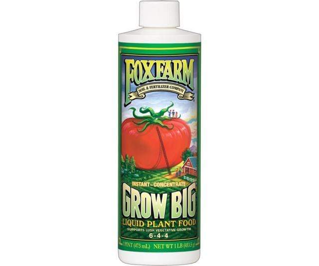 Fox Farm Nutrients 1 Pint Fox Farm Grow Big Liquid Concentrate