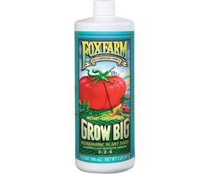 Fox Farm Nutrients 1 Quart Fox Farm Grow Big Hydro Liquid Concentrate