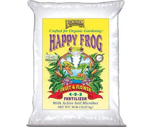 Load image into Gallery viewer, Fox Farm Nutrients 50 lb Fox Farm Happy Frog Fruit &amp; Flower Organic Fertilizer