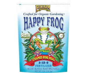 Fox Farm Nutrients Fox Farm Happy Frog Steamed Bone Meal Fertilizer, 4 lb bag