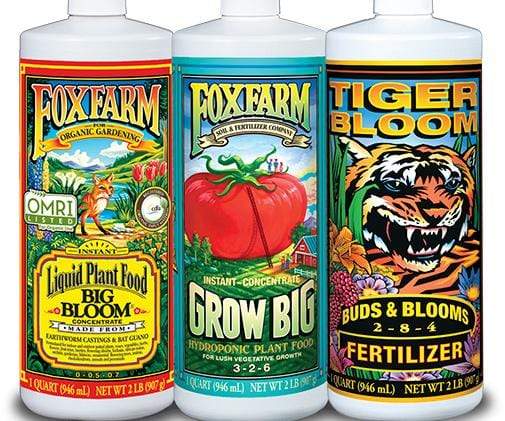 Fox Farm Nutrients Fox Farm Nutrient Trio-Hydroponic Formula - Small