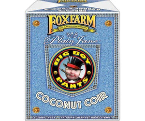 Fox Farm Nutrients Fox Farm Plain Jane Big Boy Pants Coco Coir, 3 Cubic Feet Bag