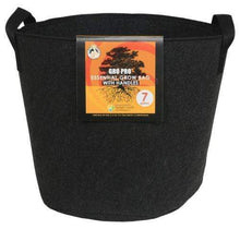 Load image into Gallery viewer, Go Pro Soils &amp; Containers Gro Pro Essential Round Black Fabric Pot with Handles