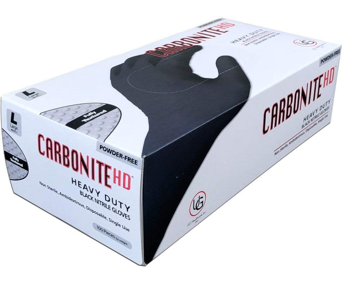 Grabber Harvest Grabber Carbonite HD Black Nitrile Box of 100