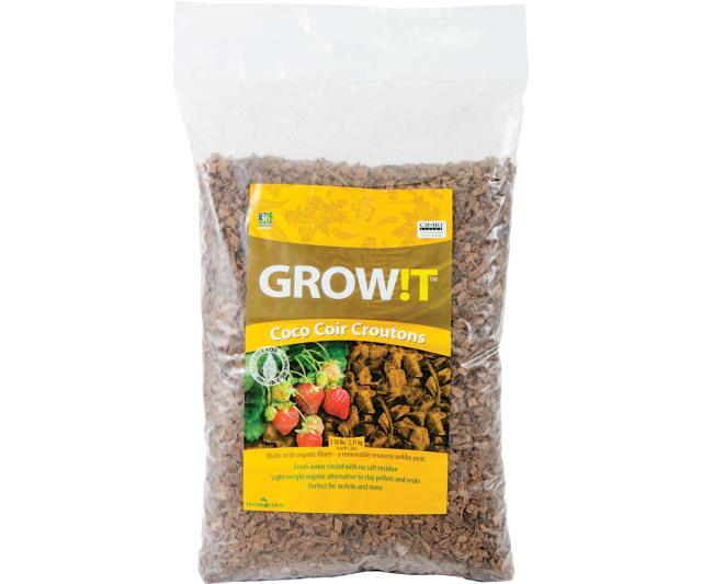 GROW!T Soils & Containers GROW!T Coco Croutons, 28 L bag