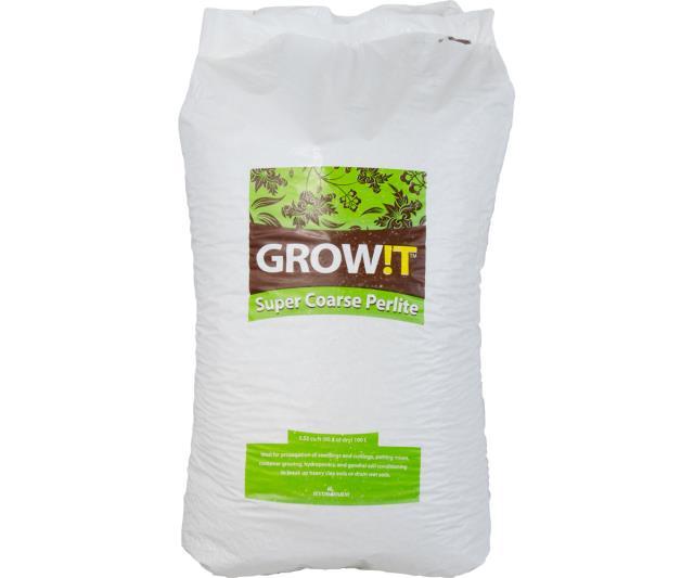 GROW!T Soils & Containers GROWIT Super Coarse Perlite, 100L/3.53 cu. ft. Bag