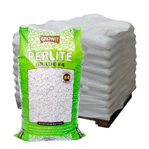 GROW!T Soils & Containers Pallet of 30 Bags - 4 Cubic Feet GROW!T #4 Perlite, Super Coarse, 4 Cubic Feet