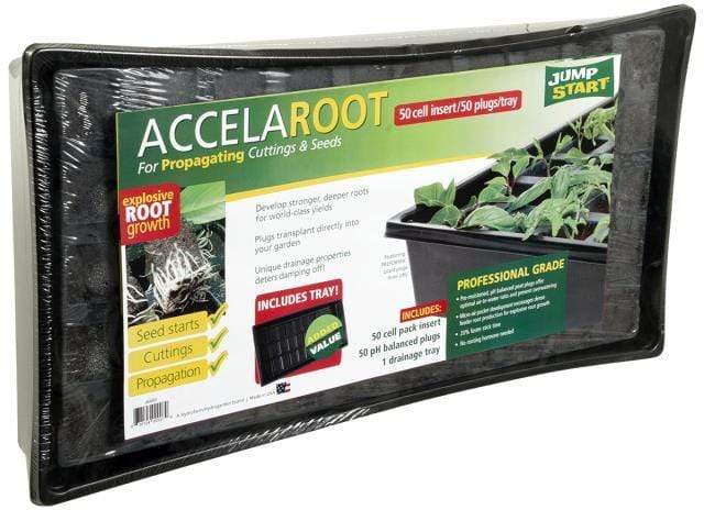 Jump Start Germination Jump Start AccelaROOT 50-Cell Tray w/Insert and Starter Plugs