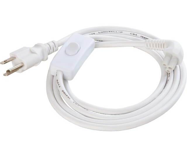 Jump Start Grow Lights Jump Start Replacement Power Cord, 6', 120V