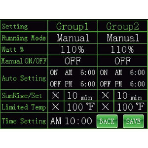 NanoLux Accessories NanoLux 2-Zone Smart Lighting Controller with LCD Touchscreen