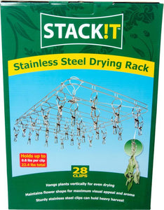 STACK!T Harvest STACK!T 28 Clip Stainless Steel Drying Rack