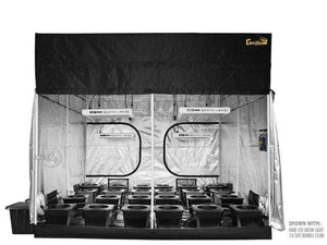 Super Closet Grow Tents 24-Site Bubble Flow Buckets / 2 XL750 - $7030.00 Super Closet SuperRoom 9'x9' Smart Grow Tent System And Kind XL Series LED Grow Light