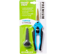 Load image into Gallery viewer, Trim Fast Harvest Trim Fast Premium Ergonomic Curved Titanium Blade Pruner